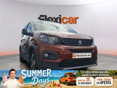Usado Peugeot Rifter GT-line 100 CV (73 kW) 2018 Naranja Monovolumen