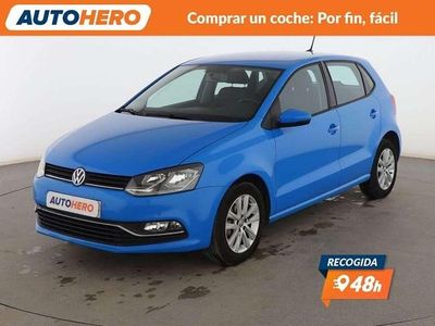 Azul Usado 2015 VW Polo Advance Utilitario | 8399 € (Precio justo)