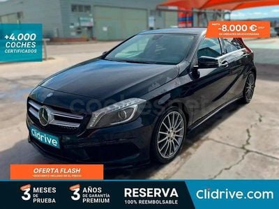 Usado Mercedes A200 AMG line 136 CV (100 kW) 2013 Negro Berlina