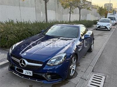 Usado Mercedes SLC200 184 CV (135 kW) 2016 Azul Descapotable