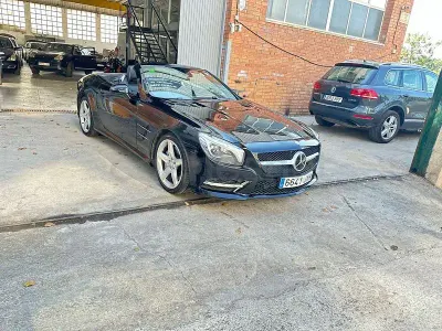 Usado Mercedes SL500 455 CV (334 kW) 2017 Negro Descapotable