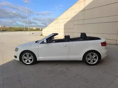 Usado Audi A3 Cabriolet Ambition 105 CV (77 kW) 2008 Blanco Descapotable