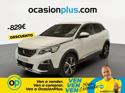 Usado Peugeot 3008 Allure 130 CV (95 kW) 2018 Blanco SUV