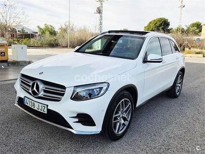 Blanco Usado 2015 Mercedes GLC250 AMG line SUV | 22.500 € (Precio justo)