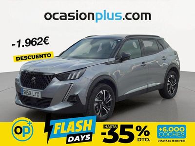 Usado Peugeot 2008 GT 130 CV (95 kW) 2022 Gris SUV