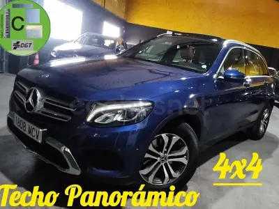 Usado Mercedes GLC250 211 CV (155 kW) 2018 Azul SUV