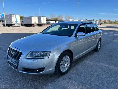 Usado Audi A6 136 CV (100 kW) 2009 Gris / plata Familiar