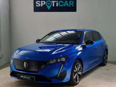 Usado Peugeot 308 Allure 131 CV (96 kW) 2022 Azul Utilitario