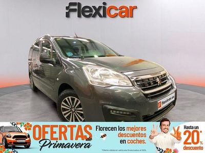 Usado Peugeot Partner 100 CV (73 kW) 2018 Gris Monovolumen