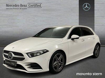 Usado Mercedes A180 AMG line 116 CV (85 kW) 2019 Blanco Utilitario