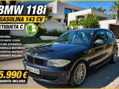 Occasion BMW 118 143 PK (105 kW) 2008 Zwart Hatchback