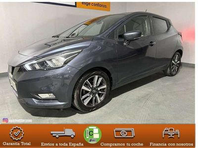 Usado Nissan Micra N-Connecta 90 CV (66 kW) 2018 Gris Utilitario