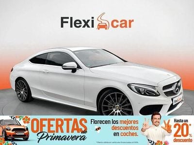 Usado Mercedes C220 170 CV (125 kW) 2017 Blanco Coupe