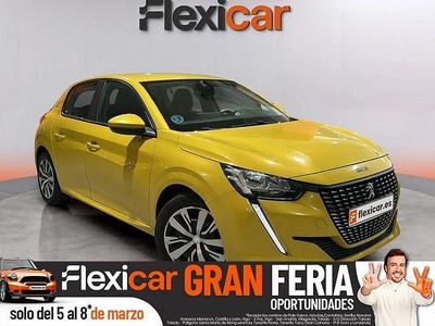 Usado Peugeot 208 Active 100 CV (73 kW) 2020 Amarillo Utilitario