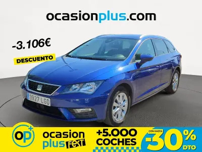 Begagnad Seat Leon Style 130 HK (95 kW) 2020 Blå Kombi