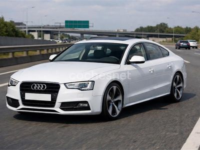 Usado Audi A5 Sportback S-Line 177 CV (130 kW) 2014 Blanco Utilitario