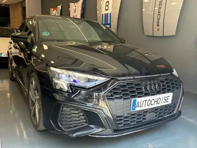 Usado Audi A3 150 CV (110 kW) 2023 Negro Berlina