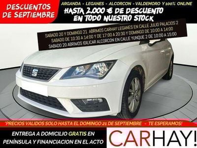 Usado Seat Leon Reference 110 CV (80 kW) 2018 Blanco Berlina