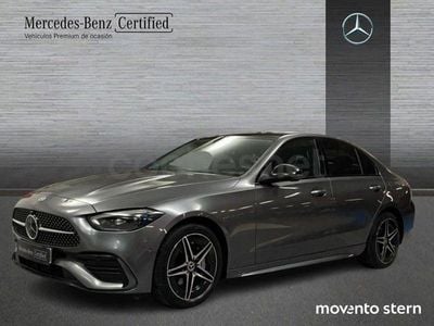 Usado Mercedes C300e AMG line 313 CV (230 kW) 2023 Gris selenita Berlina