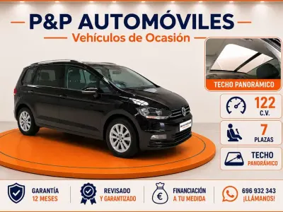 Usado VW Touran Advance 122 CV (89 kW) 2023 Negro Monovolumen