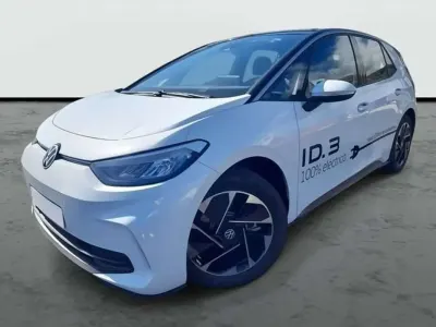 Begagnad VW ID.3 Pro 150 kW (204 HK) 2024 Vit Halvkombi