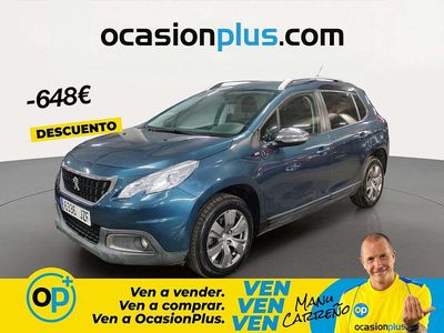 Usado Peugeot 2008 Style 110 CV (80 kW) 2017 Verde SUV