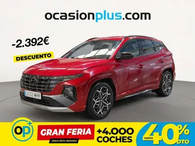 Usado Hyundai Tucson N Line 150 CV (110 kW) 2023 Rojo SUV