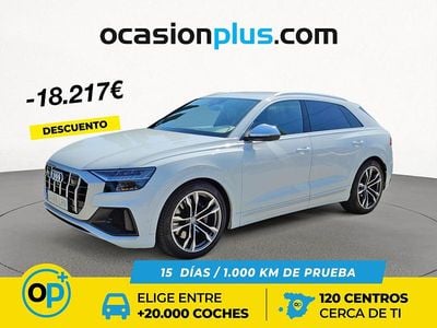 Usado Audi Q8 S-Line 435 CV (319 kW) 2020 Blanco SUV