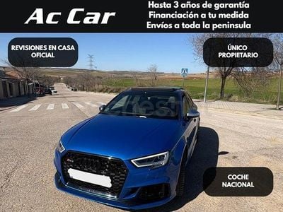 Usado Audi RS3 400 CV (294 kW) 2018 Azul Berlina