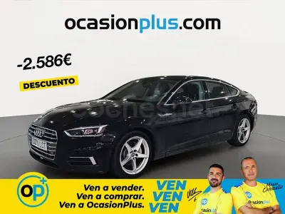 Usado Audi A5 Sportback Sport 190 CV (139 kW) 2019 Negro Utilitario