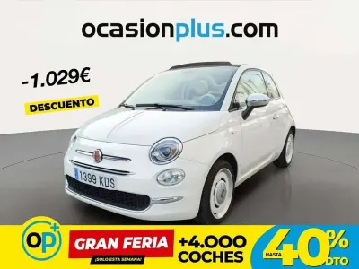 Usado Fiat 500C 69 CV (50 kW) 2017 Blanco Descapotable