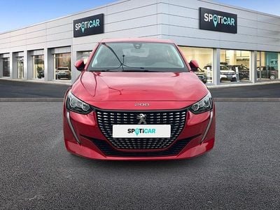 Usado Peugeot 208 Active 100 CV (73 kW) 2021 Rojo Utilitario