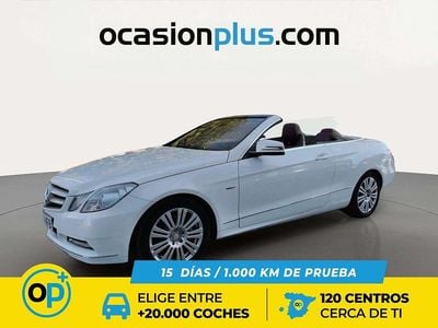 Usado Mercedes E200 Avantgarde 184 CV (135 kW) 2011 Blanco Descapotable