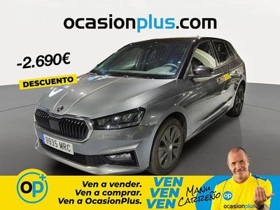 Usado Skoda Fabia 115 CV (84 kW) 2024 Gris Berlina
