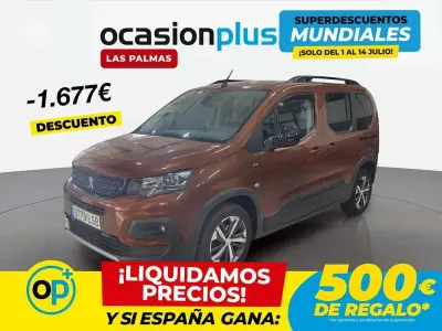 Usado Peugeot Rifter GTi 102 CV (75 kW) 2021 Marrón Monovolumen