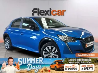 Usado Peugeot e-208 Active 100 kW (136 CV) 2024 Azul Utilitario