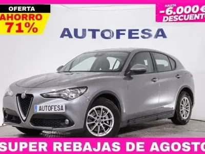 Usado Alfa Romeo Stelvio 160 CV (117 kW) 2019 Gris / plata SUV