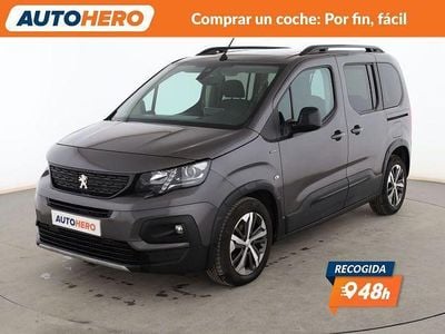 Usado Peugeot Rifter GT-line 131 CV (96 kW) 2019 Gris Monovolumen