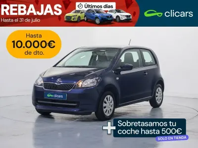 Usado Skoda Citigo Ambition 60 CV (44 kW) 2015 Azul Utilitario