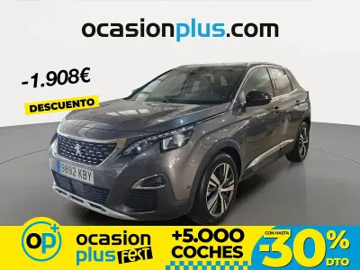 Usado Peugeot 3008 GT-line 150 CV (110 kW) 2017 Gris SUV