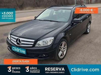Usado Mercedes C220 Elegance 170 CV (125 kW) 2009 Negro Familiar