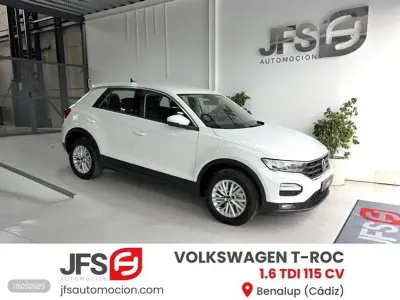 Usado VW T-Roc 116 CV (85 kW) 2020 Blanco SUV