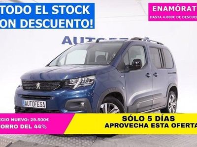 Usado Peugeot Rifter GT-line 130 CV (95 kW) 2019 Azul Monovolumen