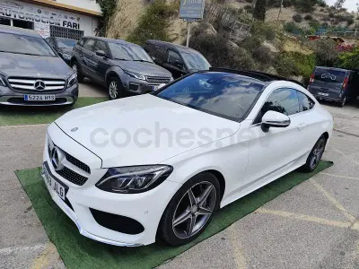 Usado Mercedes C250 AMG line 204 CV (150 kW) 2016 Blanco Coupe