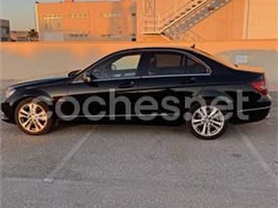 Usado Mercedes C220 Avantgarde 170 CV (125 kW) 2011 Negro Berlina