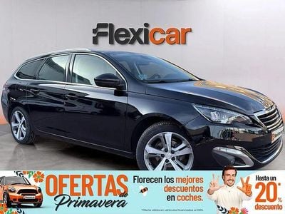 Usado Peugeot 308 SW Active 130 CV (95 kW) 2017 Negro Familiar