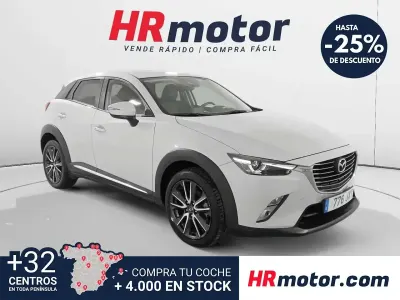 Begagnad Mazda CX-3 Luxury 105 HK (77 kW) 2017 Vit SUV