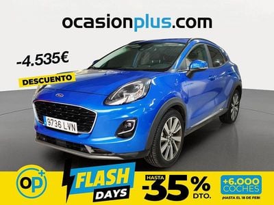 Usado Ford Puma Titanium X 125 CV (91 kW) 2021 Azul Recogida