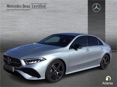 Usado Mercedes A200 AMG line 150 CV (110 kW) 2025 Plata hightech Berlina