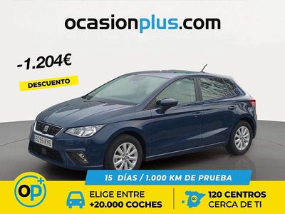 Usado Seat Ibiza Style 80 CV (58 kW) 2019 Azul Berlina
